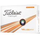 Titleist Velocity Golf Balls - Orange - Double Dozen