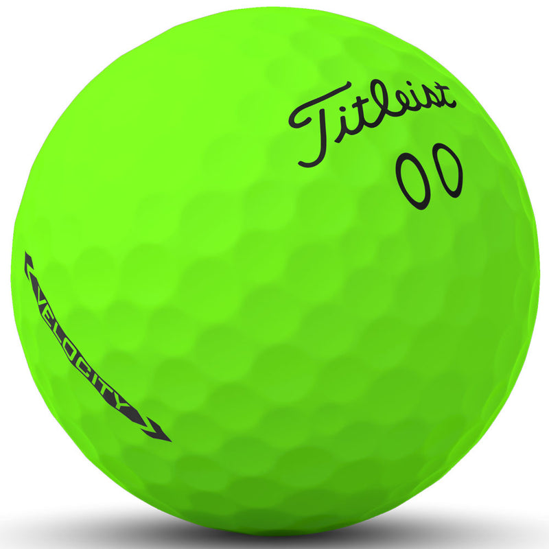 Titleist Velocity Golf Balls - Green - Double Dozen