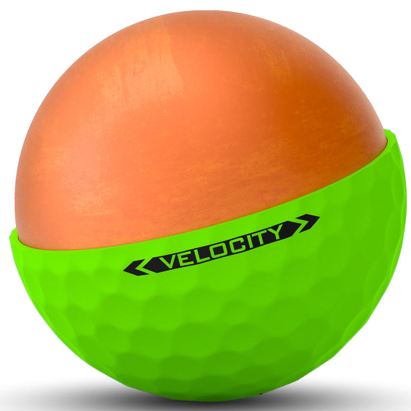 Titleist Velocity Golf Balls - Green - Double Dozen