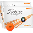 Titleist Velocity Golf Balls - Orange - Double Dozen