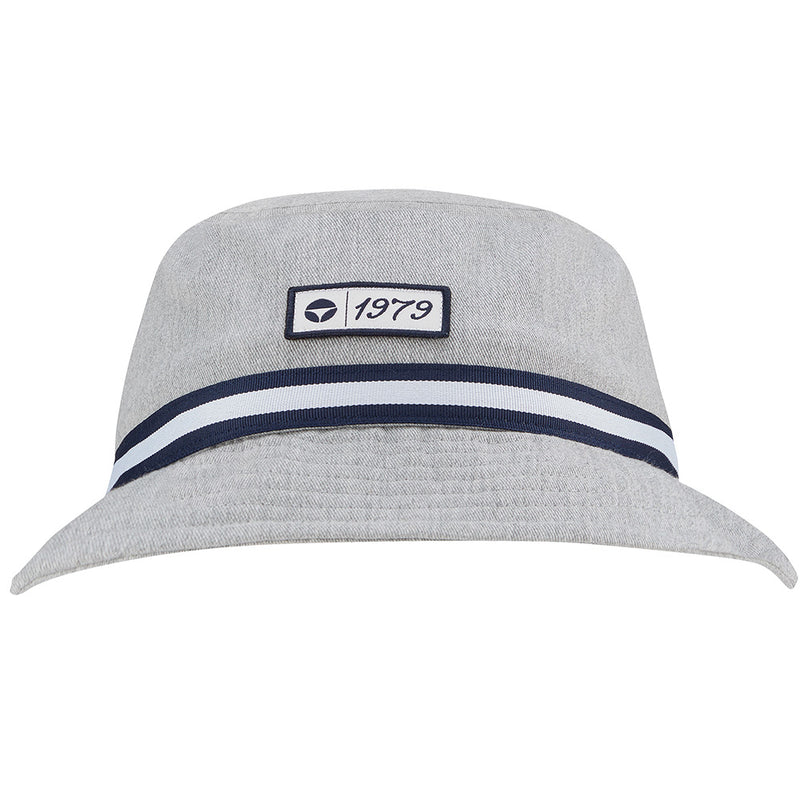 TaylorMade Vintage Twill Bucket Hat - Grey