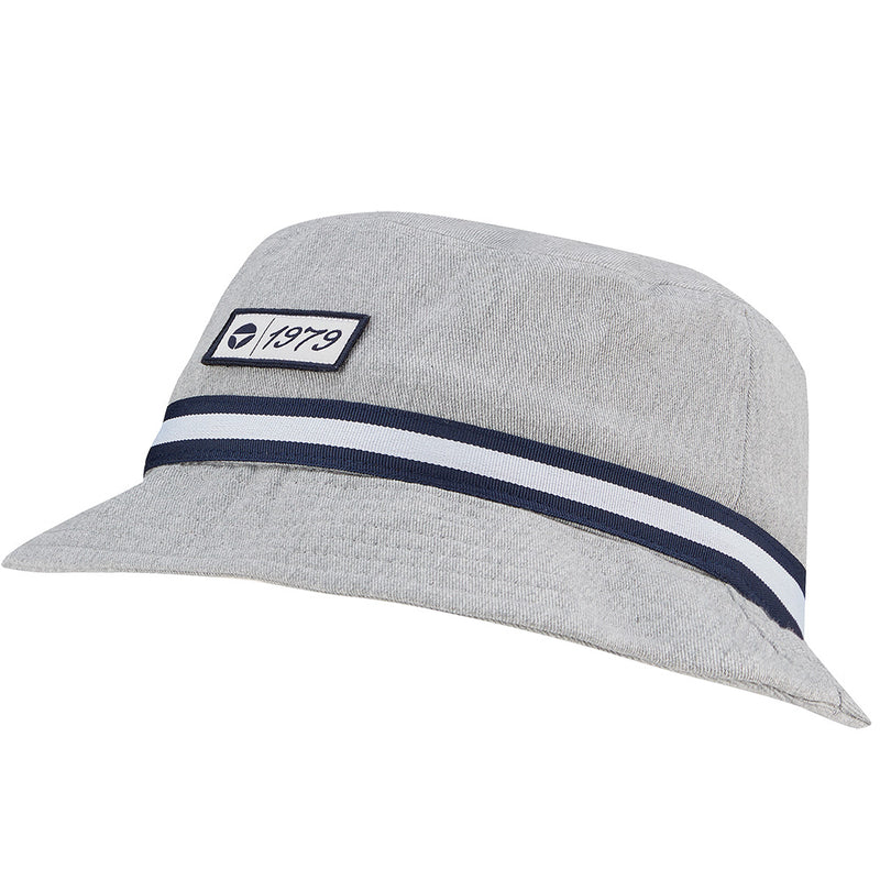 TaylorMade Vintage Twill Bucket Hat - Grey