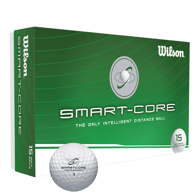 Wilson Smart Core Pro Distance Golf Balls - White - 15 Pack '26