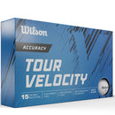 Wilson Tour Accuracy Golf Balls - White - 15 Pack