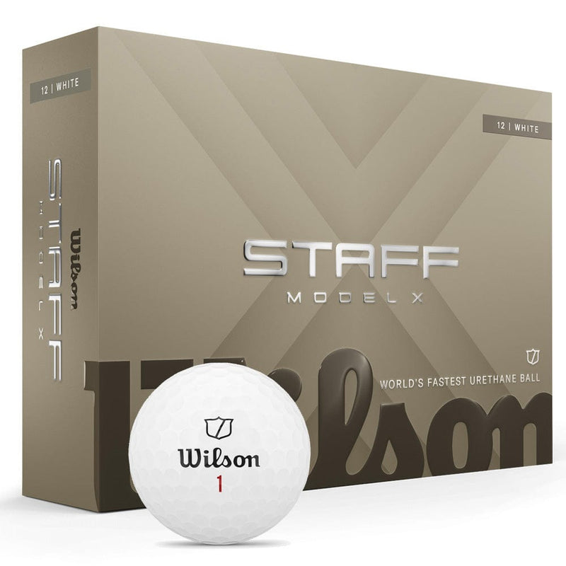 Wilson Staff Model X Golf Balls - White - 12 Pack