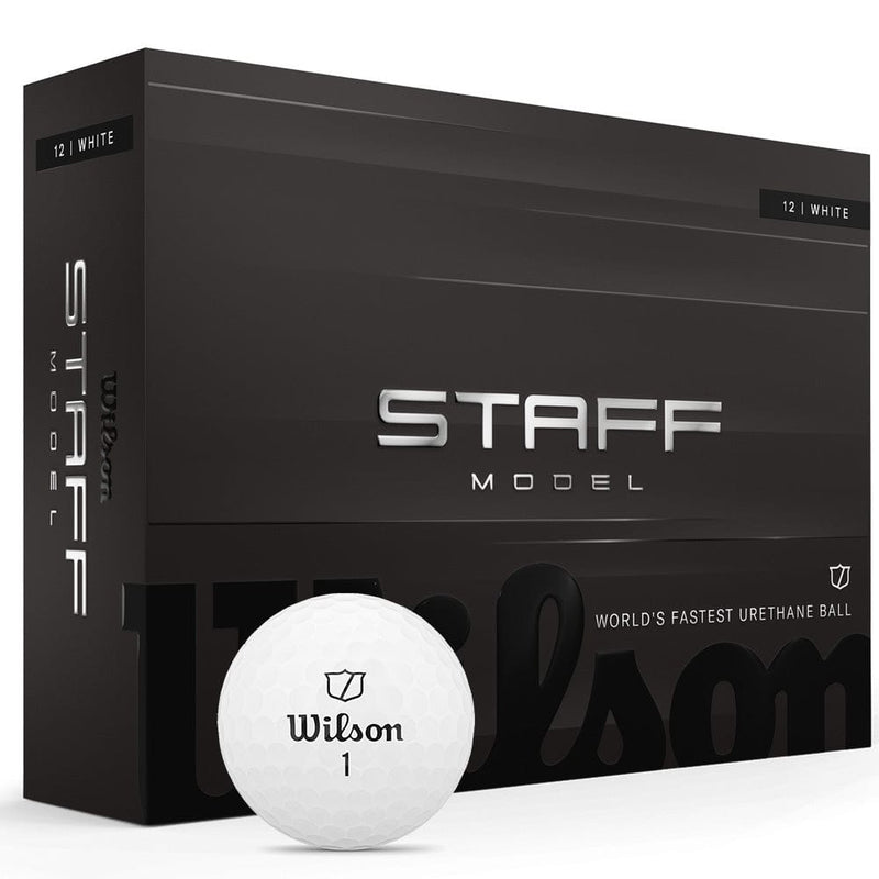 Wilson Staff Model Golf Balls - White - 12 Pack