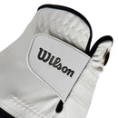 Wilson Feel Plus Cabretta Leather Golf Glove - White