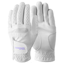 Wilson Ladies Feel Plus Cabretta Leather Golf Glove - White