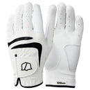 Wilson Grip Plus Cabretta Leather Golf Glove - White