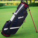 Wilson QS Lite Stand Bag - Navy/White/Red