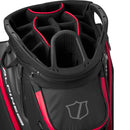 Wilson Alpine Dry Waterproof Cart 14 Bag - Black/Grey/Red