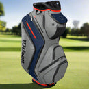 Wilson Alpine Dry Waterproof Cart 14 Bag - Navy/Grey/Red