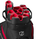 Wilson I-Lock Cart Bag - Black/Red