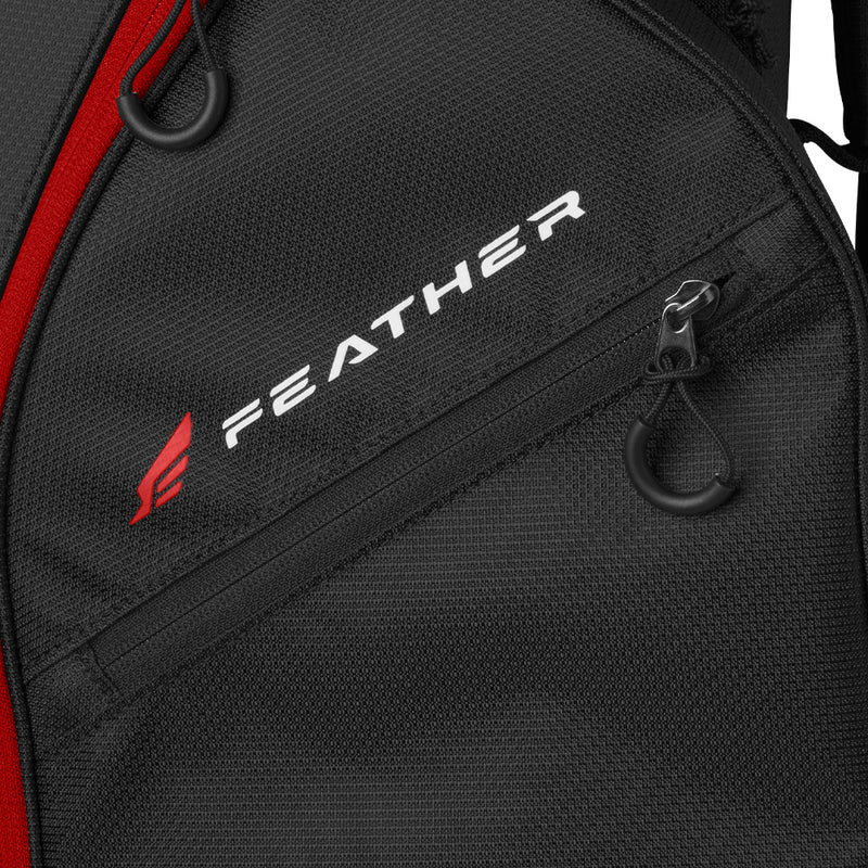 Wilson Feather Cart Bag - Black/Grey/Red