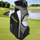 Wilson Feather Cart Bag - Black/Grey/White