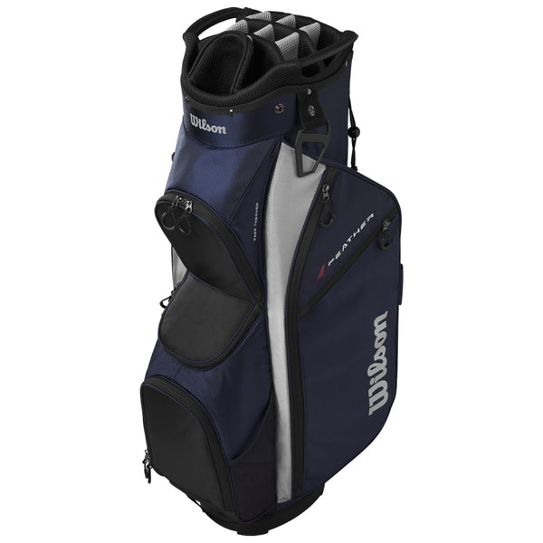 Wilson Feather Cart Bag - Navy/Silver