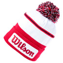 Wilson Tour Beanie - White/Red