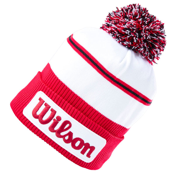 Wilson Tour Beanie - White/Red