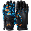 Wilson Junior All-Fit Golf Glove - Blue/Orange