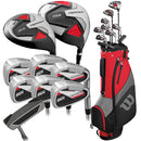 Wilson Prostaff Profile SGI 10-Piece Stand Bag Package Set - Steel