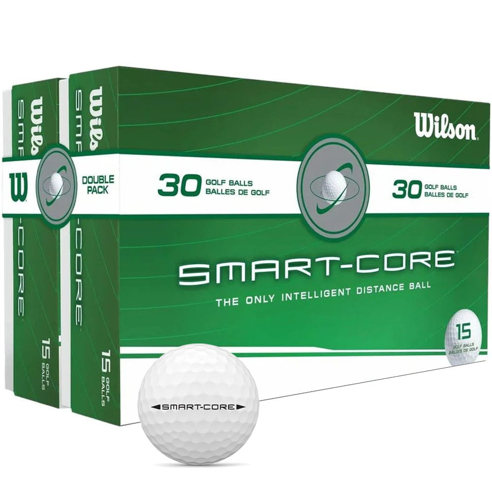 Smart Core Pro Wilson Smart Core Pro Distance Golf Balls - White - 30 Pack