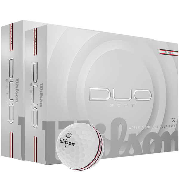 Wilson Staff Duo Soft Golf Balls - TRK360 - Double Dozen