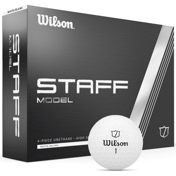 Wilson Staff Model Golf Balls - White - 12 Pack