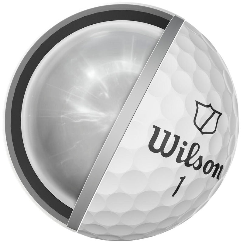 Wilson Staff Model Golf Balls - Yellow - 12 Pack