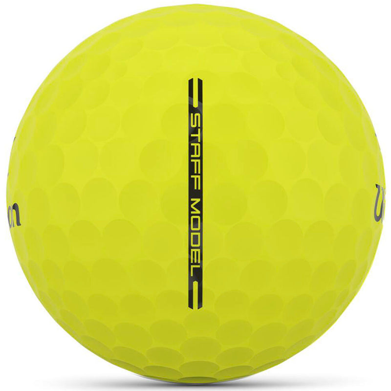 Wilson Staff Model Golf Balls - Yellow - 12 Pack