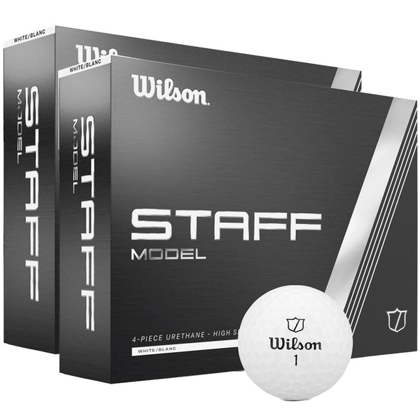 Wilson Staff Model Golf Balls - White - Double Dozen