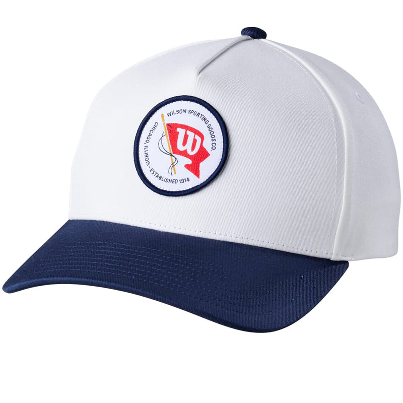 Wilson Vintage Patch Cap - White/Navy