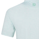 FootJoy Wingtip Floral Lisle Polo Shirt - White/Seaglass