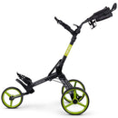 Wishbone Cube Three 3-Wheel Push Trolley - Charcoal/Lime