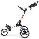 Wishbone Cube Three 3-Wheel Push Trolley - Off White/Red