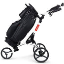 Wishbone Cube Three 3-Wheel Push Trolley - Off White/Red