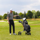 Wishbone Cube Three 3-Wheel Push Trolley - Charcoal/Lime