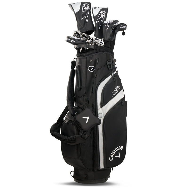 Callaway XR 26 14-Piece Stand Bag Package Set +1" Longer - Steel - Black/Silver