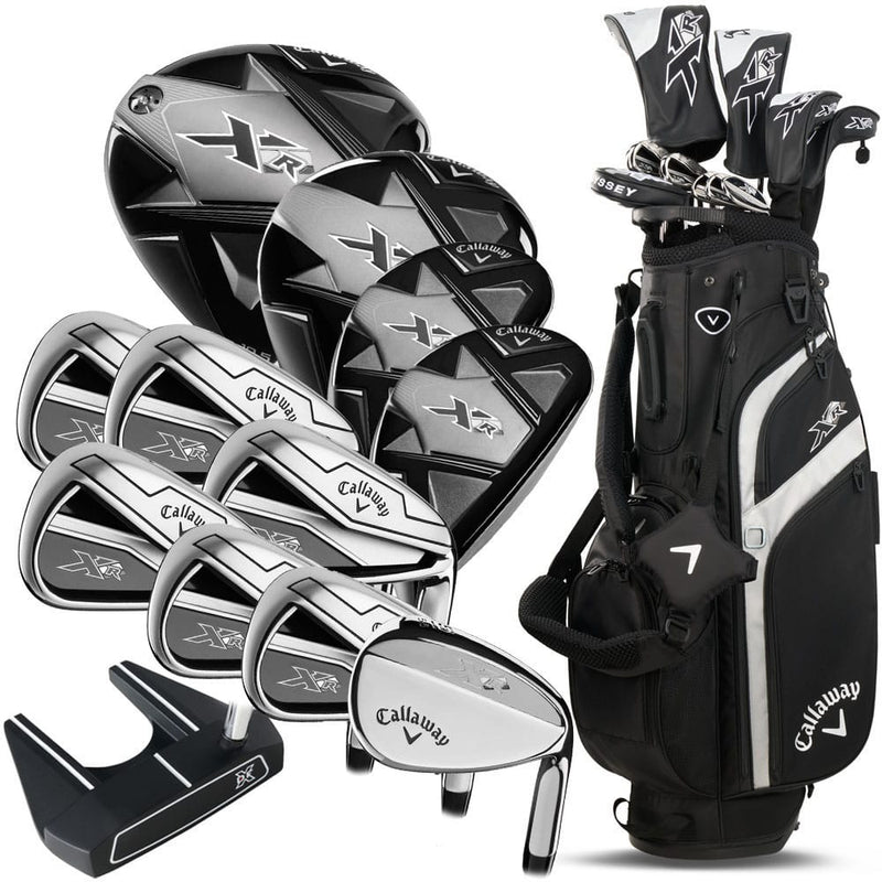 Callaway XR 26 13-Piece Stand Bag Package Set - Steel - Black/Silver