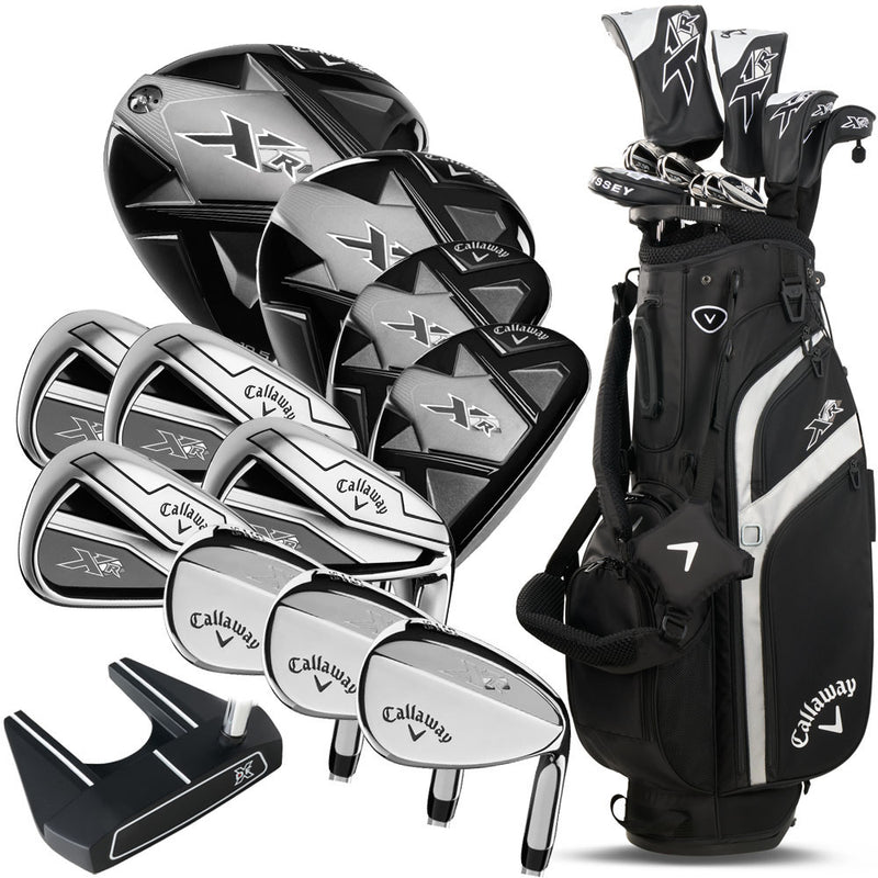 Callaway XR 26 13-Piece Stand Bag Package Set - Steel - Black/Silver