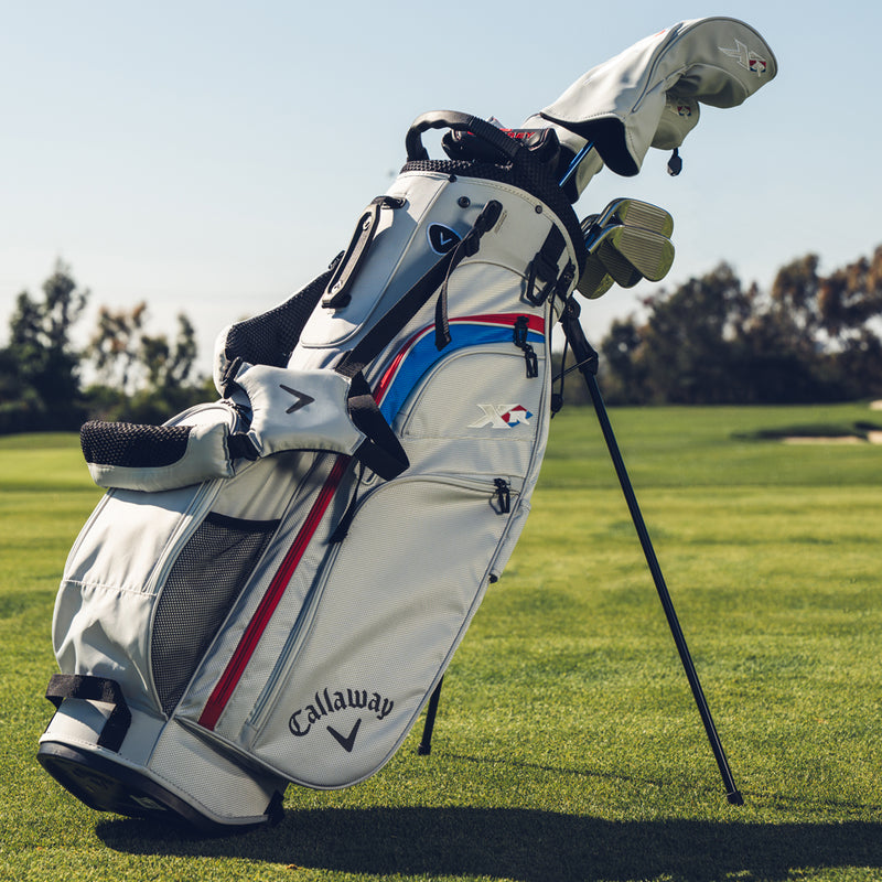 Callaway XR 26 14-Piece Stand Bag Package Set - Graphite - Blue/Red