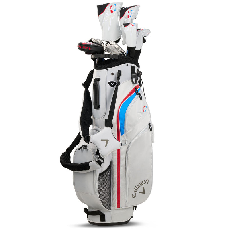 Callaway XR 26 14-Piece Stand Bag Package Set - Graphite - Blue/Red