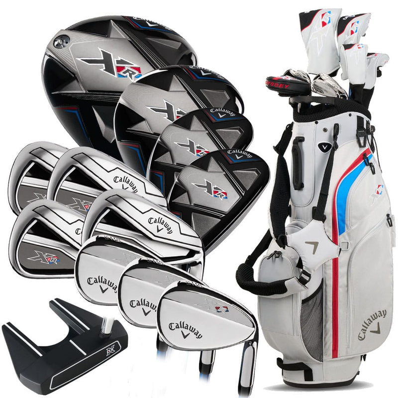 Callaway XR 26 13-Piece Stand Bag Package Set - Graphite - Blue/Red