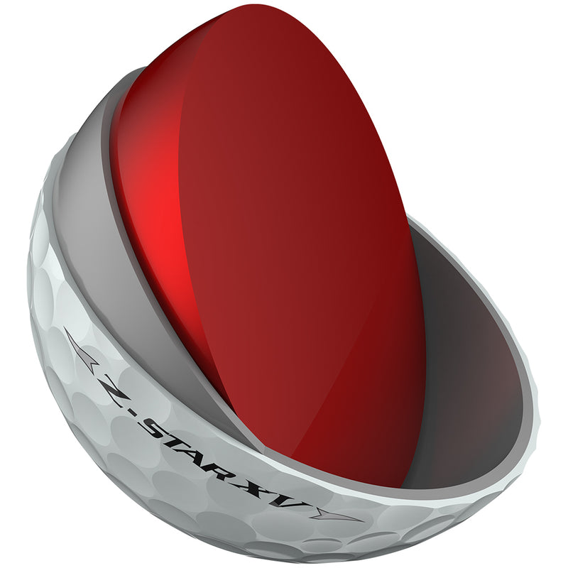 Srixon Z-Star XV Golf Balls FREE Personalised Text - White - Double Dozen