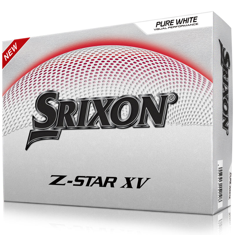 Srixon Z-Star XV Golf Balls FREE Personalised Text - White - Double Dozen