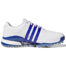 adidas Tour360 24 Waterproof Spiked Shoes - Cloud White/Team Royal Blue/Better Scarlet