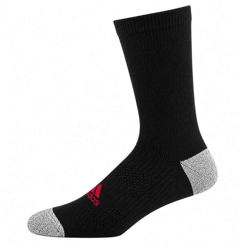 adidas Tour Crew Socks - Black/Scarlet