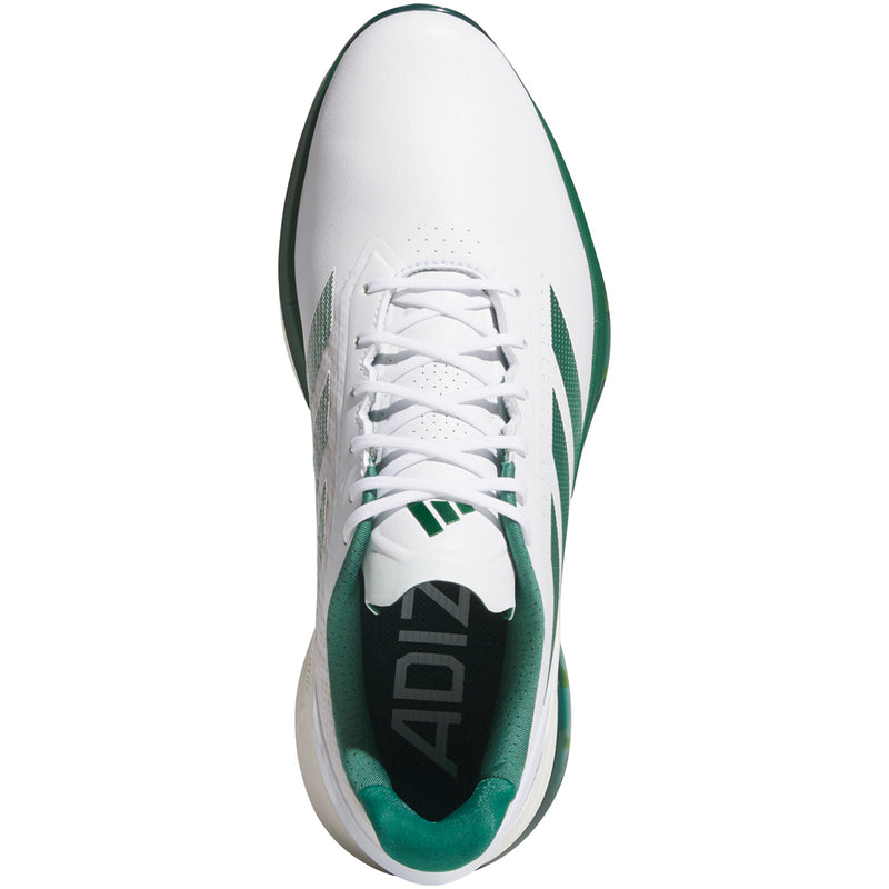 adidas Adizero ZG Spikeless Waterproof Shoes - White/Collegiate Green/Yellow
