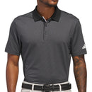 adidas Beyond the Course Textured Polo Shirt - Black