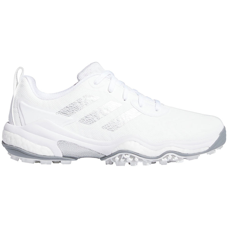 adidas CODECHAOS '25 Spikeless Waterproof Shoes - White/Silver Metallic/Grey Two