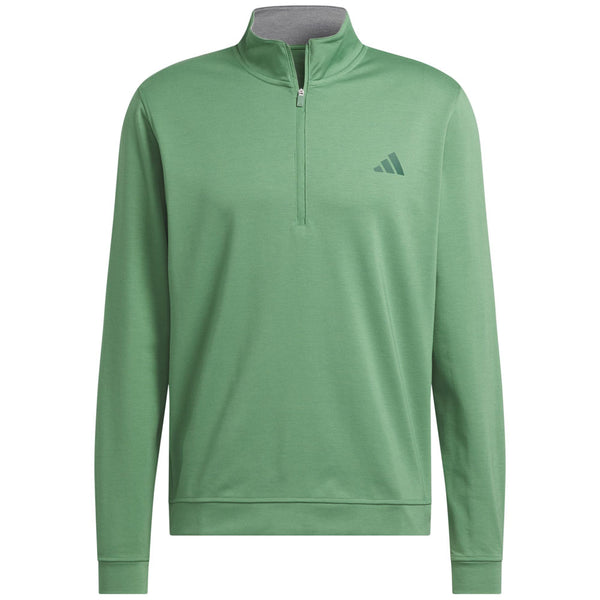 adidas Elevated 1/4 Zip Pullover - Preloved Green